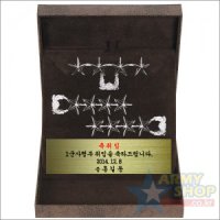 럭셔리 실버 계급장세트1 - 모장1개,견장2개,부식판