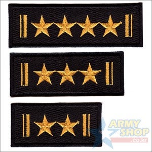 패션용 별패치(반티소품) - 별견장,별어깨패치