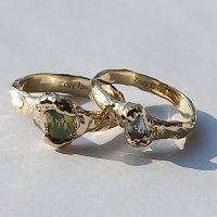 14골드 Lava stone vintage ring 낙타 주얼리