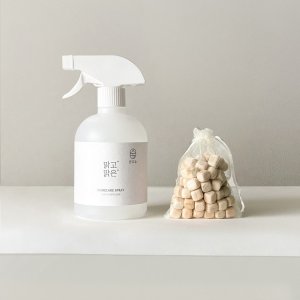 맑고맑은 스프레이 500ml + 편백큐브 50g