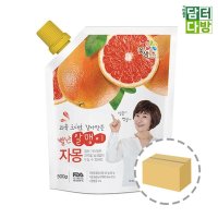 꽃샘 별난알맹이 자몽 파우치 500g 1BOX 8개입