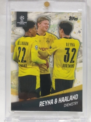 2021 Topps X Giovanni Reyna American Dream 레이나 엘링 홀란드 축구 카드