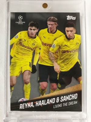 2021 Topps X Giovanni Reyna American Dream 레이나 엘링 홀란드 산초 축구 카드