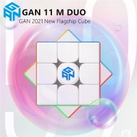 Picube-GAN 11 M 마그네틱 매직 스피드 큐브 퍼즐 어린이용 스티커 듀오 교육용 장난감 GAN11M