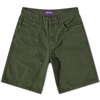 Fucking Awesome Double Knee Shorts Hunter Green