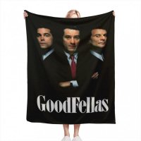 Goodfellas 던져 담요 비행기 여행 장식 부드럽고 따뜻한 침대보