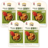 CJ제일제당 다담 겉절이양념 150g x 5개 요리양념 간편조리