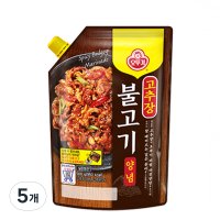 오뚜기 고추장 불고기 양념 스파우트팩 5개 500g