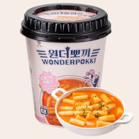 삼시오끼 원더뽀끼 로제크림맛 컵떡볶이 120g 4개입658180