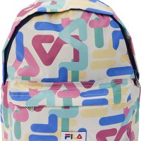 FILA UNI KIDS TAKATSUKI 미니 백팩 말모 원사이즈 앤티크 흰색 문자 AOP 원사이즈