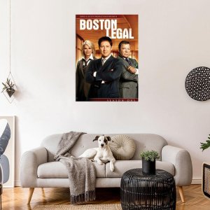 569521 보스턴 법률 영화 제임스 스페이더 윌리엄 샤트너 장식 벽 16X12 프린트 포스터