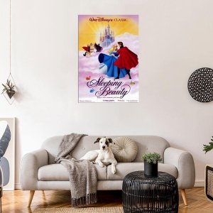 567895 잠자는 숲속의 미녀 영화 메리 코스타 빌 셜리 장식 벽 36X24 프린트 포스터
