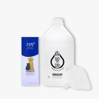 고강탈 반려동물 강아지 고양이 탈취제 4리터 본품500ml 깔때기 세트 4세트