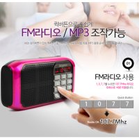 노벨뷰 SINGBOX V6 휴대용 효도스피커 고감도 라디오 MP3 USB TF카드지원 휴대용 스피커