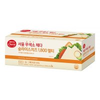 서울우유 체다슬라이스치즈 1800g 무색소 멀티 x 2개