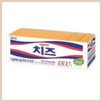 서울우유 체다슬라이스치즈 업소치즈 대용량 1 8KG X 100매