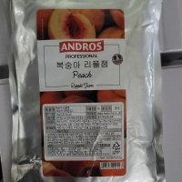 31797 합포장6개 앤드로스 복숭아리플쨈 1KG 안드로스복숭아리플잼