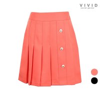 비비드시크릿가너 VIVID 여성 플리츠 골프 테니스 치마바지