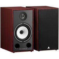 triangle Borea BR03 Hi-Fi Bookshelf Speakers - Mahogany (Textured Grain)  Pair Cherry Mahogany