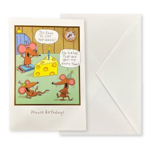마우스 벌스데이 생일 카드