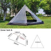 대형 피라미드텐트 티피 인디언텐트 감성캠핑  Inner Tent A