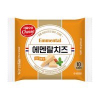 서울우유 에멘탈치즈 180g 10매입 정통유럽 풍미 그대로 담긴 영양가득 맛있는 필수간식 치즈 양키언니 1개