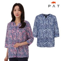 PAT 인견 프린트 블라우스 1G42510