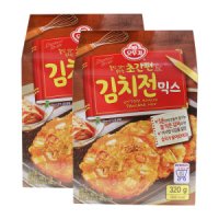 오뚜기 물만 섞어 부치는 초간편 김치전 믹스 320g 2개