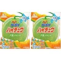 Morinaga 모리나가 하이츄 멜론 홋카이도한정 유바리 멜론 하이츄 5개입 2개