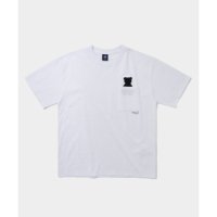 AQOstudiospace 베어 포켓 티셔츠 BEAR POCKET T SHIRTS YE