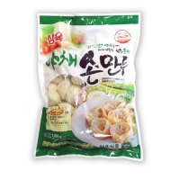 고기 안들어간 없는 냉동 비건 채식 야채 손 만두 1kg 식물성 채소 음식