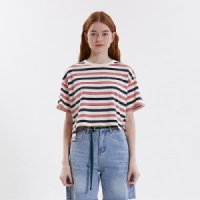 핑크파인애플 KODAK STRIPE T SHIRT