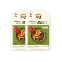 CJ제일제당 cj제일제당 백설 다담 겉절이양념 집요리 양념장 자취 혼밥 반찬 150g 2개