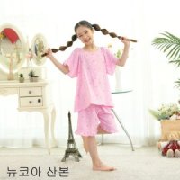 TOKIDS 투키즈 여아반팔잠옷 65-90호 냉장고 원단 시원하고 부드러운 여아잠옷-TGS여01