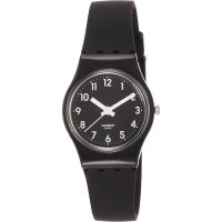 Swatch 여성용 디지털 쿼츠 시계 실리콘 팔찌 LB170E