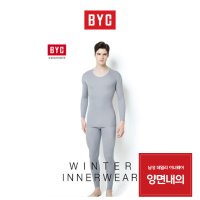 BYC 남자 뉴칼라 양면내의 방한내복 긴팔 내복 세트