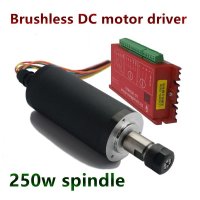 브러쉬리스 DC 스핀들 모터 드라이버 250W ER11 12000rpm 24VDC