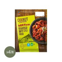 CJ제일제당 쿡킷 탱글탱글 불쭈꾸미볶음 370g x4개