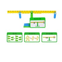 EDX 눈으로 보며 학습하는 수저울 놀이 M 수놀이 7세교구