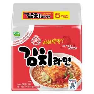 오뚜기 김치라면 120G*5입