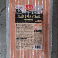 34581 무료보냉포장 합포장5개 서브큐 롱윈너부어스트 1KG 롱소시지