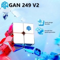 GAN 249 V2 매직 스피드 Gan 큐브 2x2 전문 미니 포켓 퍼즐