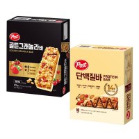 포스트 골든 그래놀라바 27g 10개입 단백질바 50g 10개입 아침 식사 대용 영양간식