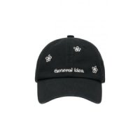 GENERALIDEA 플라워 로고 볼캡 woman flower logo ball cap BK WBC2L91506BK