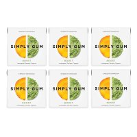 Simply Gum 심플리 껌 부스트 레몬그라스 터메릭 15스틱 6팩