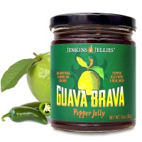 Jenkins Jellies Guava Brava 핫 페퍼 젤리 - 스위트 스파이시 할라피뇨 글루텐 프리 비건 잼 글레이즈