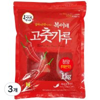 복이네먹거리 중국산 청양고추가루 매운맛 김치용  3개  1kg