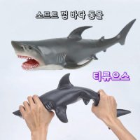 대형견 소프트 인형 펭귄 고래 상어 물놀이 장난감 티류으스