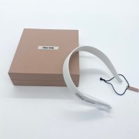 Miu 미우미우 MIU 메탈 Plexiglas and metal hairband 5IH0392F4NF0W5V