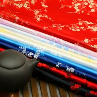 매화 무늬 기모노 궁중 전통 의상 원단 천 한복천